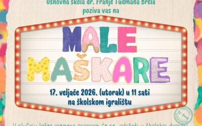 Školske maškare stižu!