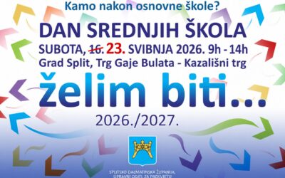 ZBOG NEVREMENA ODGODA ODRŽAVANJA DANA SREDNJIH ŠKOLA